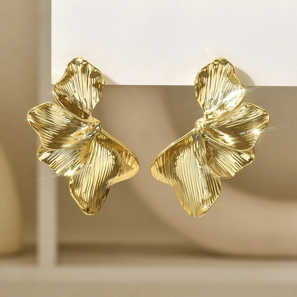Ginkgo Elegance Studs