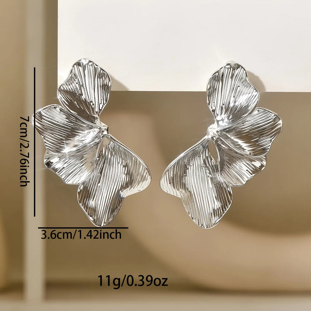 Ginkgo Elegance Studs