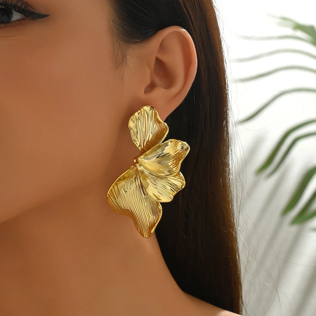 Ginkgo Elegance Studs