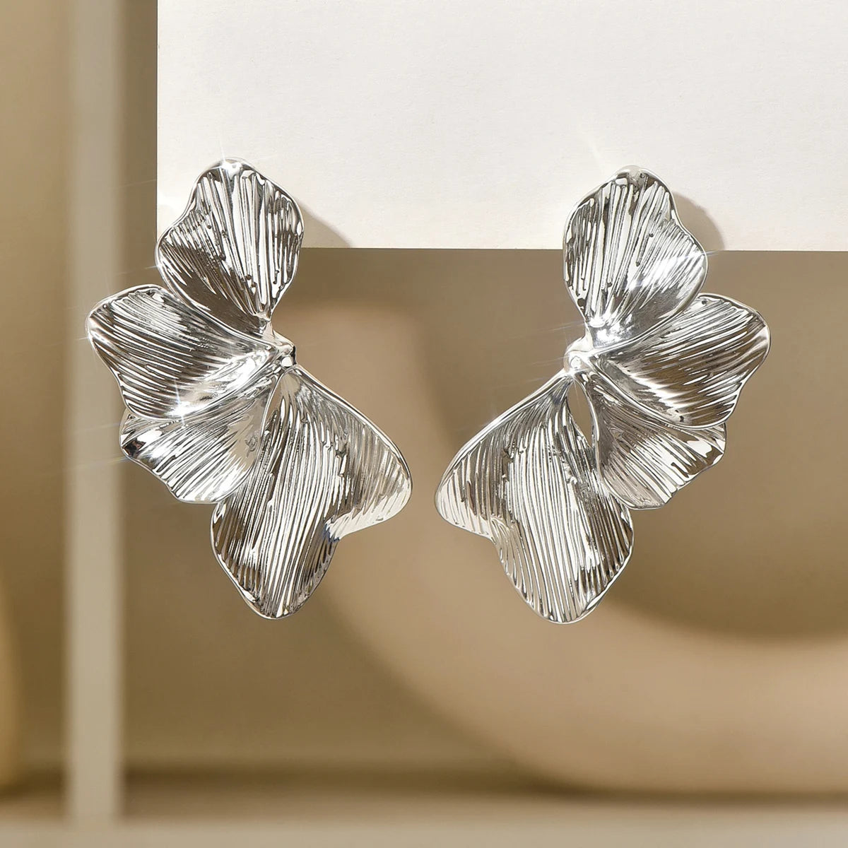 Ginkgo Elegance Studs